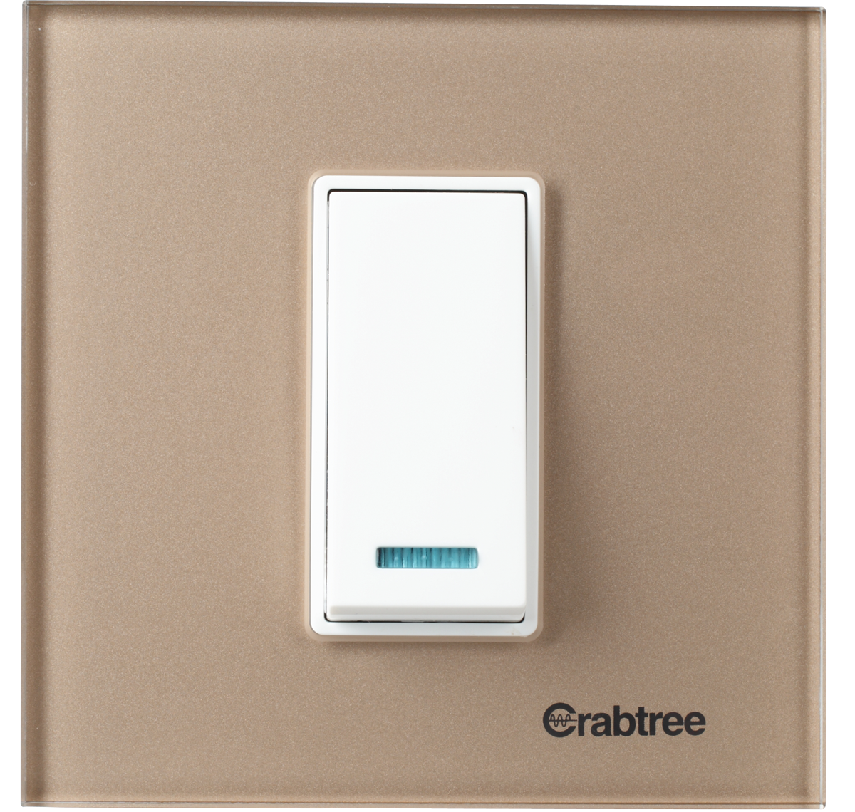 Crabtree - 1 M cover plate pearl white 