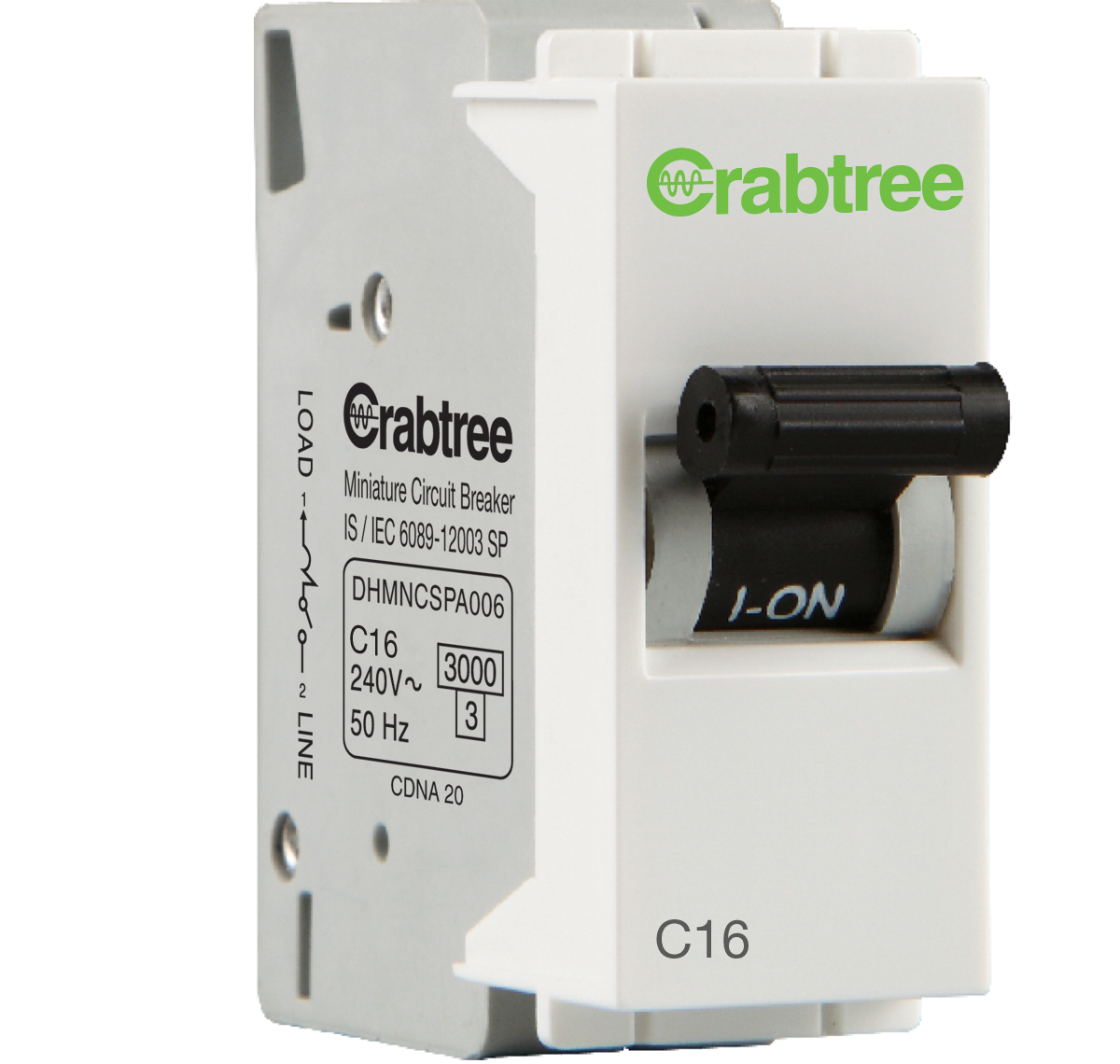 Crabtree - 16 A DP mini MCB c series